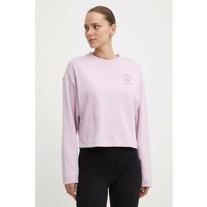 Puma bluza BETTER SPORTSWEAR femei, culoarea violet, cu imprimeu, 679008 imagine