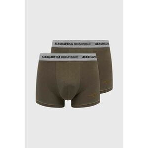 Aeronautica Militare boxeri 2-pack barbati, culoarea verde, AM1UBX004 imagine