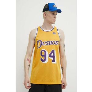 DC tricou barbati, culoarea galben, ADYKT03229 imagine