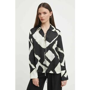 Sisley bluza femei, culoarea negru, modelator imagine