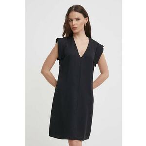 United Colors of Benetton rochie culoarea negru, mini, dreaptă imagine