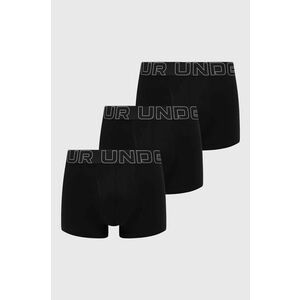Under Armour boxeri 3-pack barbati, culoarea negru imagine