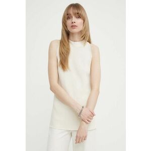 Bruuns Bazaar top GallberryBBDevika knit femei, culoarea bej, BBW3924 imagine