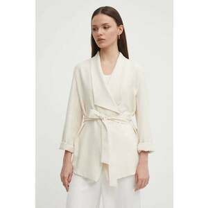 Artigli sacou culoarea bej, desfacut, neted, AB38192 imagine