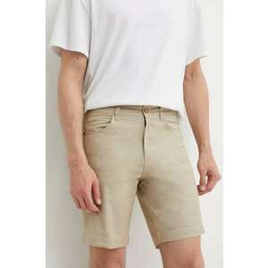 Picture pantaloni scurti Aldos barbati, culoarea bej, MSH082 imagine