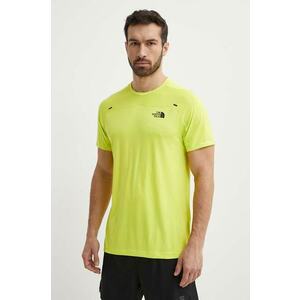 The North Face tricou sport Mountain Athletics culoarea verde, cu imprimeu, NF0A87CGRIQ1 imagine