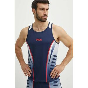 Fila tricou de alergare Riez culoarea albastru marin, FAM0637 imagine