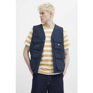 Dickies vesta FISHERSVILLE VEST barbati, culoarea albastru marin, de tranzitie, DK0A4YQP imagine