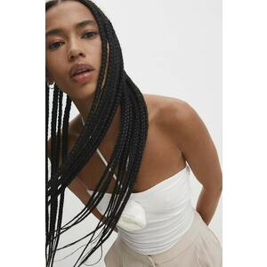 Answear Lab body femei, culoarea alb, neted imagine