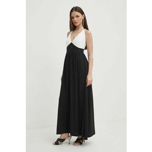 Artigli rochie culoarea negru, maxi, mulată, AA38227 imagine