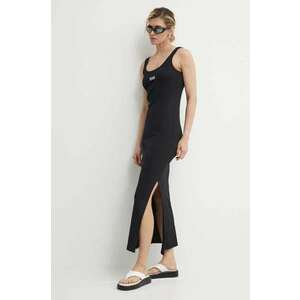 Gestuz rochie culoarea negru, maxi, mulată, 10909158 imagine