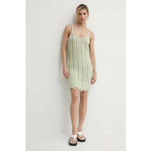 Résumé rochie din amestec de lana ArmieRS Knit Dress culoarea verde, mini, dreaptă, 20331113 imagine