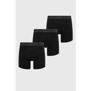 Under Armour boxeri 3-pack barbati, culoarea negru imagine