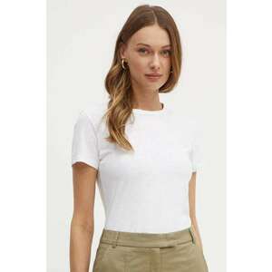 Boss Orange tricou din bumbac femei, culoarea alb, 50504201 imagine