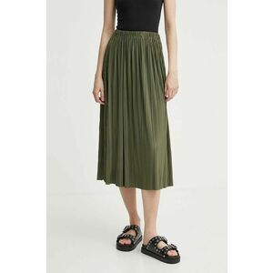 Samsoe Samsoe fusta culoarea verde, midi, evazati imagine