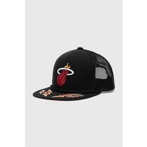 Mitchell&Ness sapca NBA MIAMI HEAT culoarea negru, cu imprimeu imagine