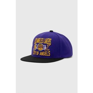 Mitchell&Ness sapca NBA LOS ANGELES LAKERS culoarea violet, cu imprimeu imagine