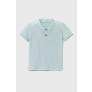 United Colors of Benetton tricou polo pentru copii neted imagine