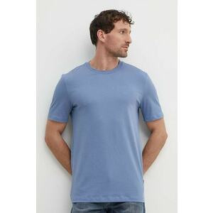 BOSS tricou din bumbac barbati, neted, 50468347 imagine