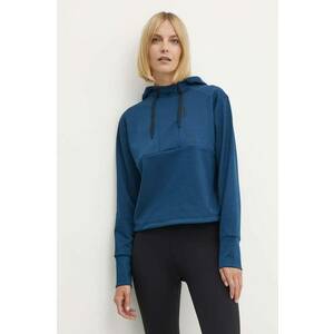 Colmar bluza femei, culoarea albastru marin, cu glugă, neted imagine