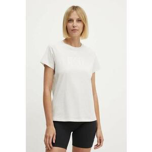Dkny tricou din bumbac femei, culoarea bej, DP4T9672 imagine