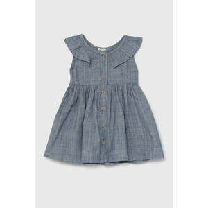 United Colors of Benetton rochie din bumbac pentru bebeluși mini, evazată imagine