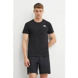 The North Face tricou sport Lightning Alpine culoarea negru, neted, NF0A87H7JK31 imagine