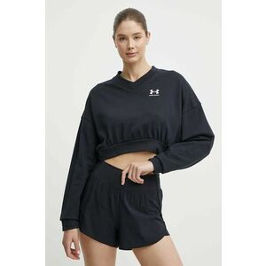 Under Armour hanorac de antrenament Rival culoarea negru, neted imagine