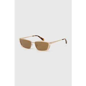 Off-White ochelari de soare femei, culoarea bej, OERI119_567676 imagine