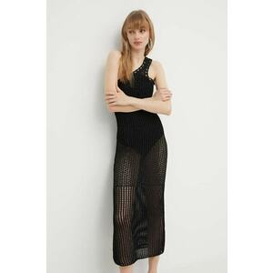 IRO rochie culoarea negru, maxi, mulată imagine