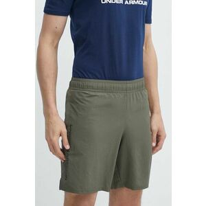 Under Armour pantaloni scurți de antrenament Tech culoarea verde imagine