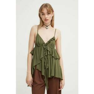 Aniye By bluza femei, culoarea verde, neted, 185057 imagine