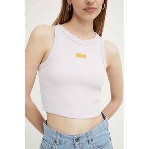 BOSS Orange top femei, culoarea violet 50520469 imagine