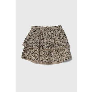 United Colors of Benetton fusta fete culoarea bej, mini, evazati imagine