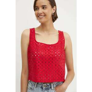 United Colors of Benetton top femei, culoarea roz imagine