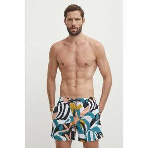 Quiksilver pantaloni scurti de baie culoarea roz imagine