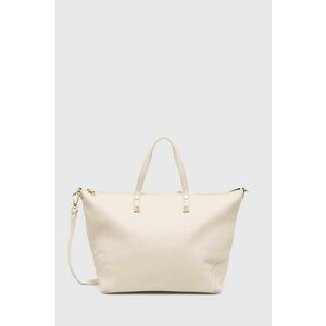 Answear Lab poseta de piele culoarea bej imagine