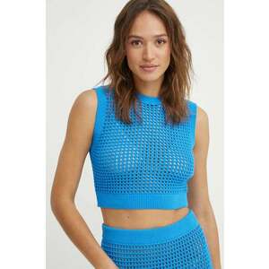 United Colors of Benetton vestă din bumbac light imagine