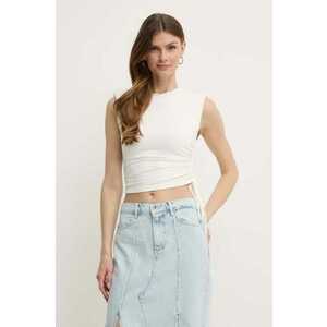 La Mania top MAGGIE femei, culoarea alb, MAGGIE. imagine