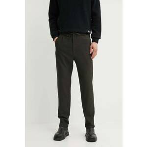Les Deux pantaloni barbati, culoarea verde, cu fason chinos, LDM501101 imagine
