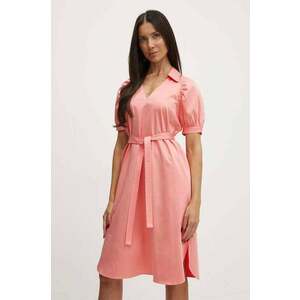 BOSS rochie culoarea violet, mini, evazată 50515778 imagine