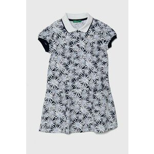 United Colors of Benetton rochie fete culoarea bleumarin, mini, evazată imagine