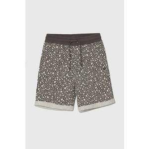 United Colors of Benetton pantaloni scurți din bumbac pentru copii culoarea maro, talie reglabila imagine