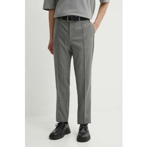 IRO pantaloni de lana culoarea gri, mulata imagine