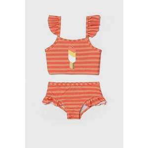 Lego costum de baie pentru copii din două piese culoarea portocaliu imagine