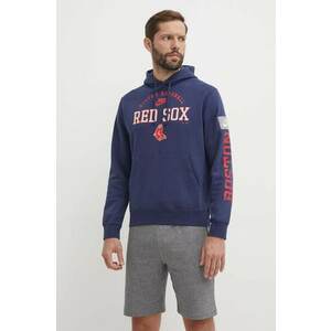 Nike bluza Boston Red Sox barbati, cu glugă, cu imprimeu imagine