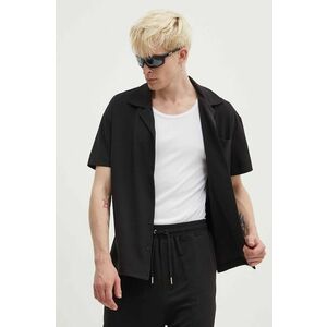 Sixth June camasa barbati, culoarea negru, cu guler clasic, relaxed imagine