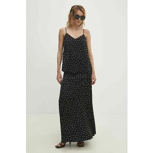 Answear Lab fustă culoarea negru, maxi, evazati imagine