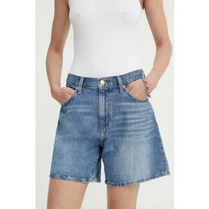 Levi's pantaloni scurti jeans HIGH BAGGY SHORT femei, neted, high waist, A9311 imagine