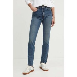 Pepe Jeans jeansi SLIM JEANS UHW femei, culoarea albastru marin, PL204590HW7 imagine